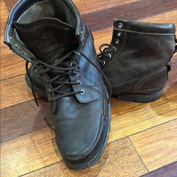 Timberland Men's Dark Brown Leather Boots - Picture 1 of 2